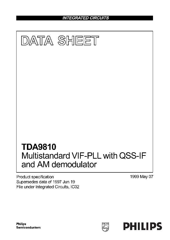 TDA9810_287720.PDF Datasheet