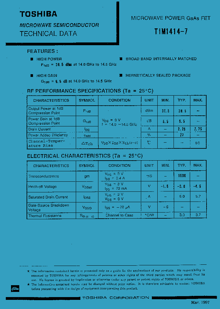 TIM1414-7NBSP_290794.PDF Datasheet