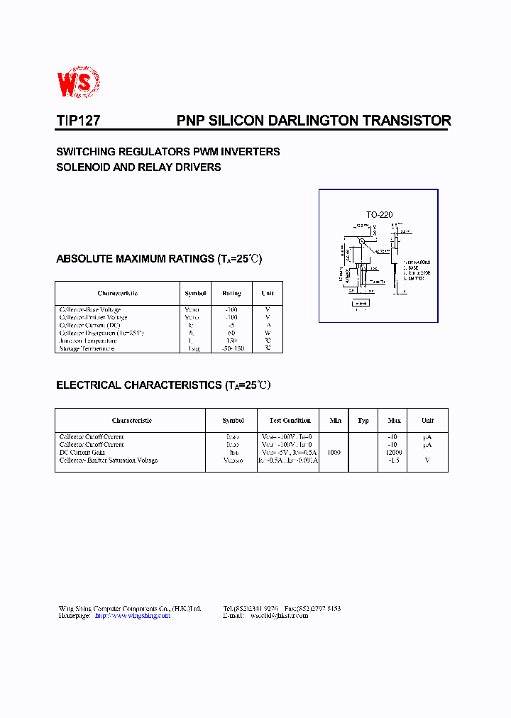 TIP127_304749.PDF Datasheet