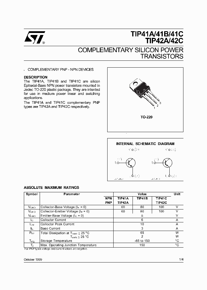 TIP42A_273112.PDF Datasheet