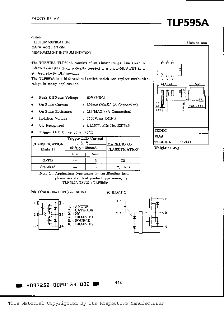 TLP595A_288277.PDF Datasheet