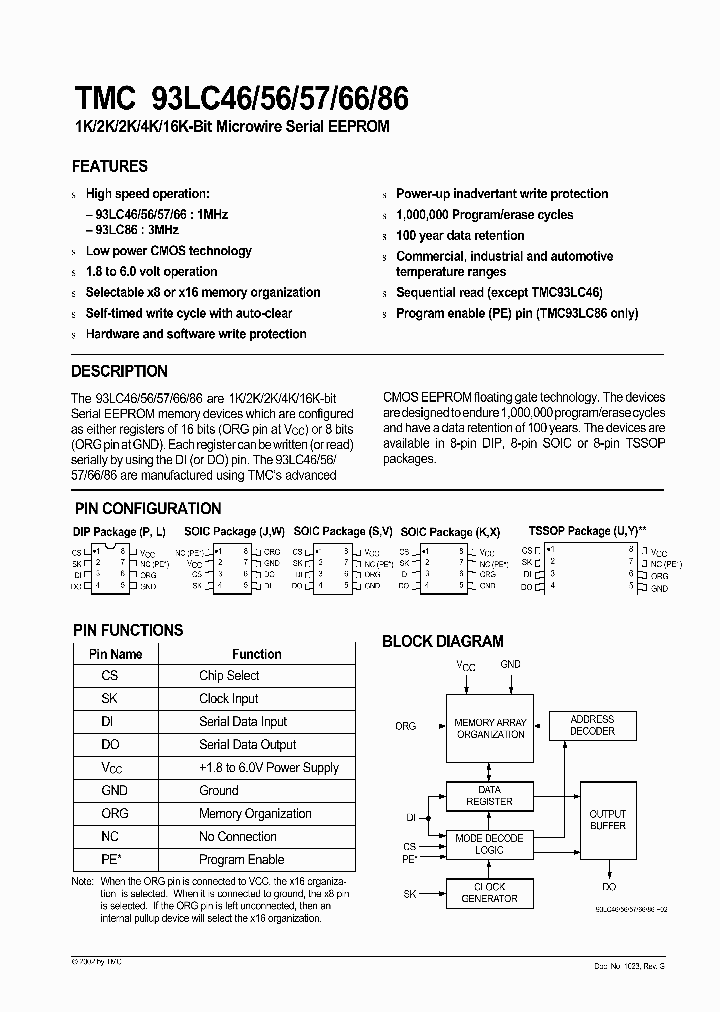 TMC93LC46_257808.PDF Datasheet