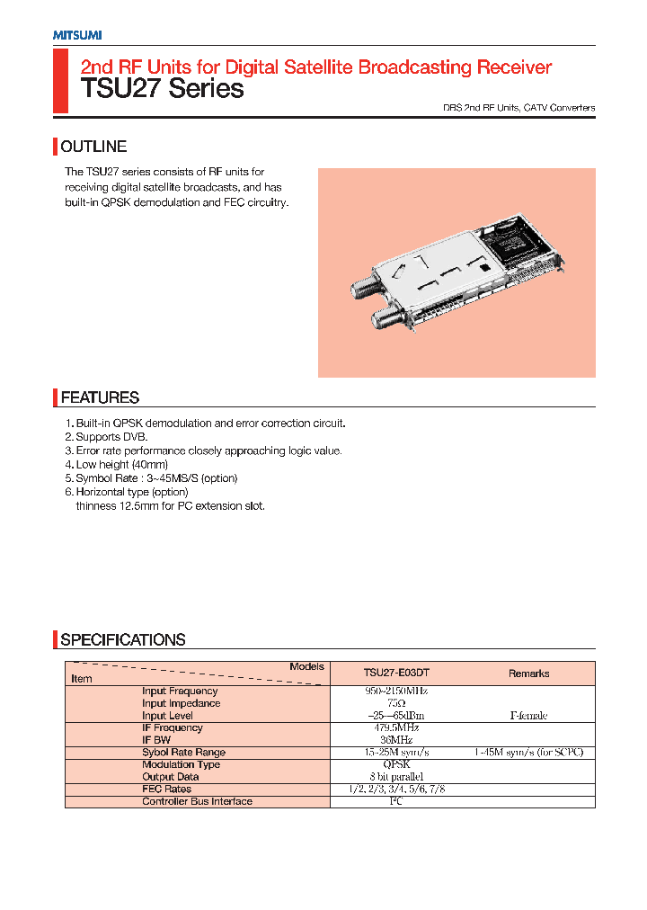 TSU27-E03DT_201730.PDF Datasheet