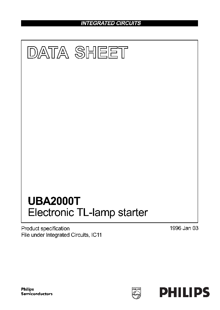 UBA2000T_276472.PDF Datasheet