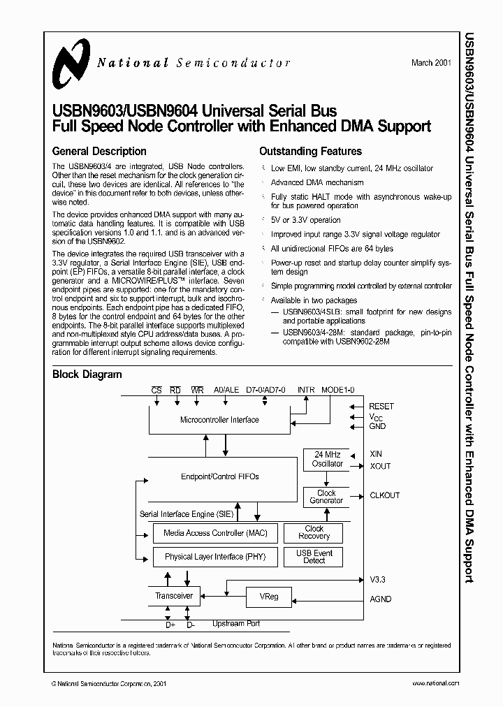 USBN9604_200711.PDF Datasheet