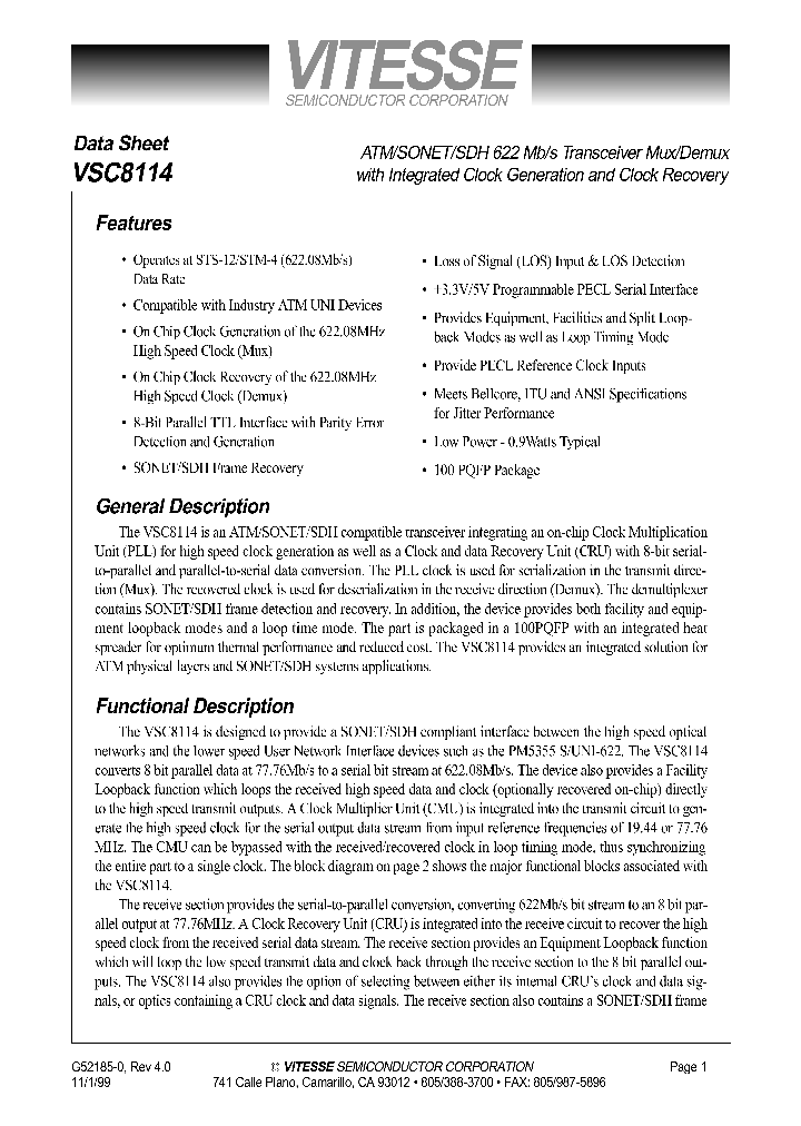 VSC8114QB2_280114.PDF Datasheet