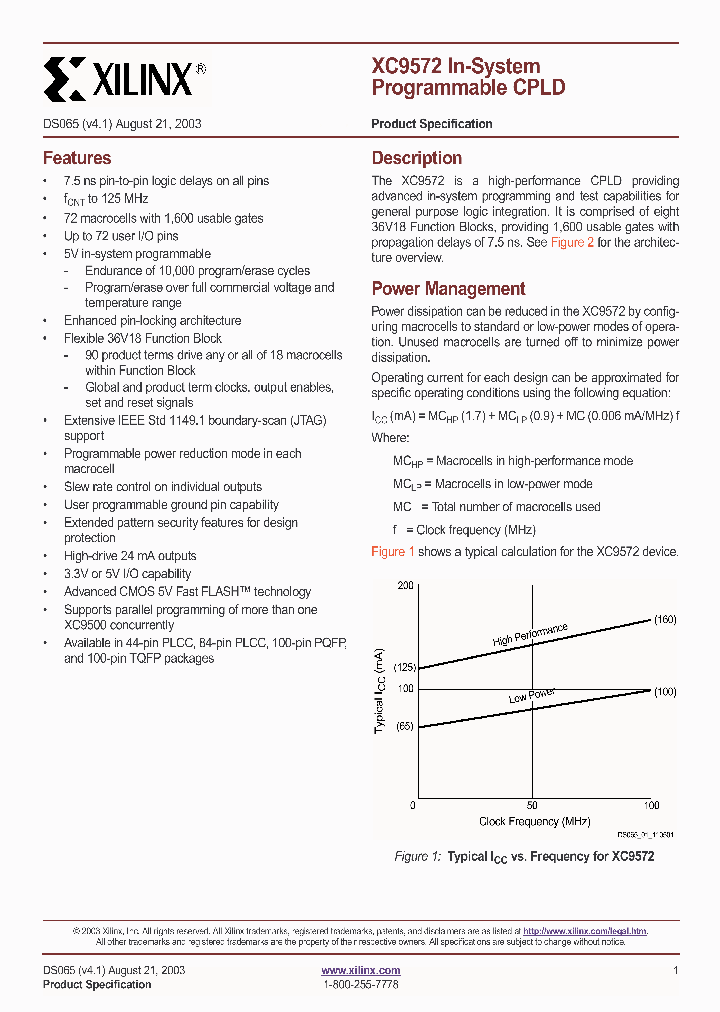 XC9572_272353.PDF Datasheet