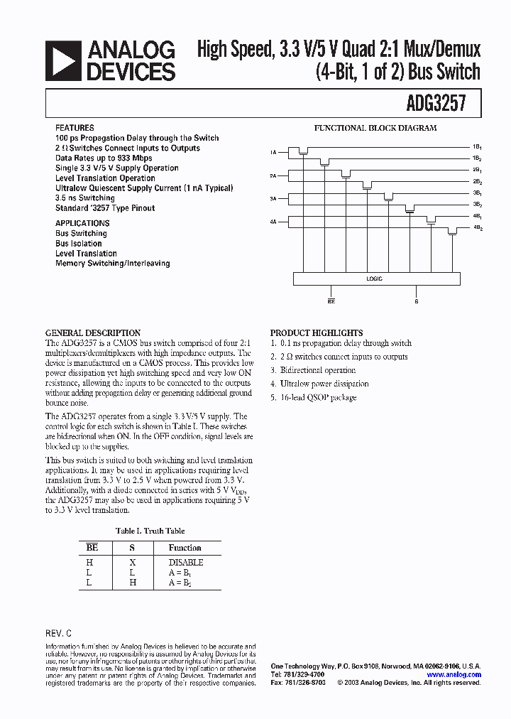 ADG3257BRQ_263726.PDF Datasheet
