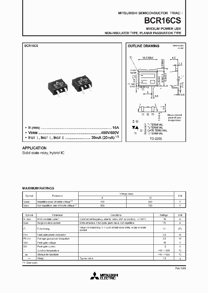 BCR16CS_257109.PDF Datasheet