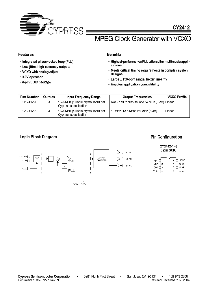 CY2412_215322.PDF Datasheet