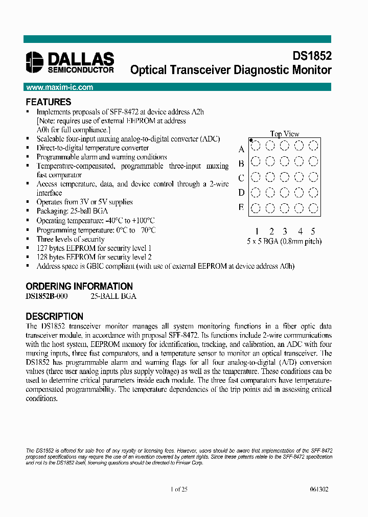 DS1852_268038.PDF Datasheet