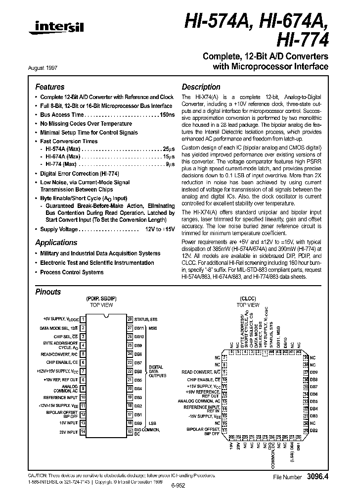 HI4-574ASE883_228444.PDF Datasheet