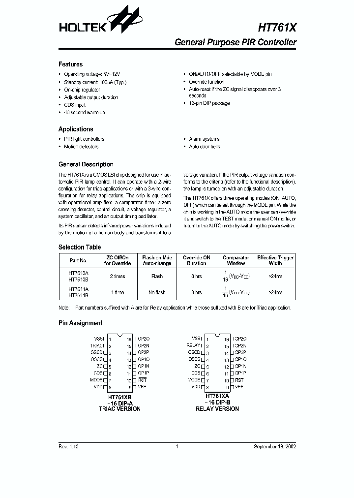 HT7611_256149.PDF Datasheet