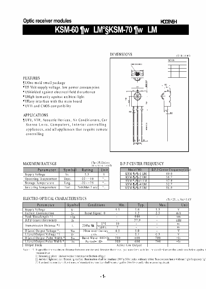 KSM-603LM_239259.PDF Datasheet