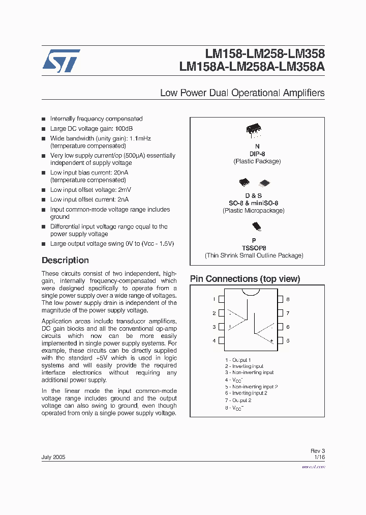 LM358ST_223286.PDF Datasheet