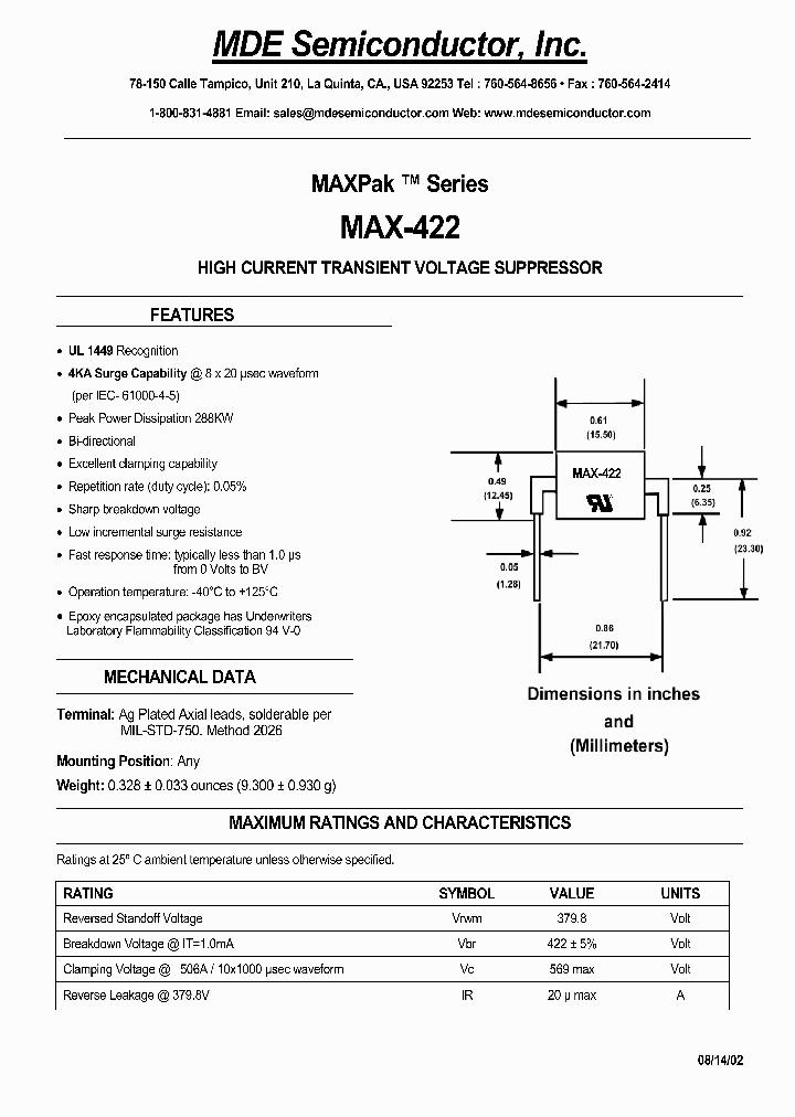 MAX-422_242731.PDF Datasheet