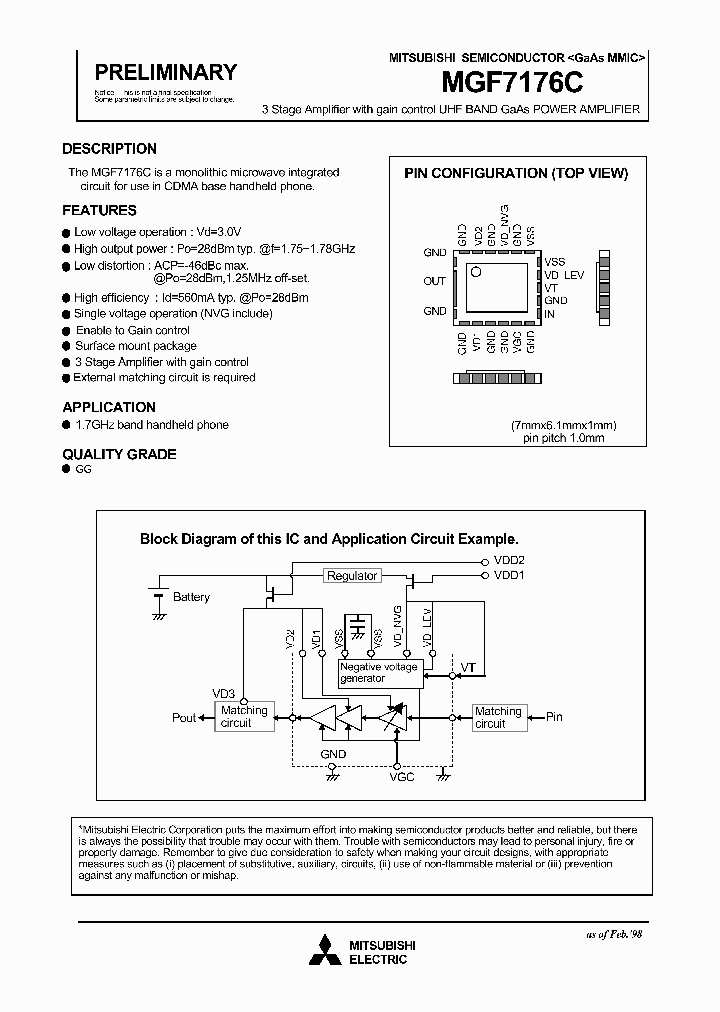 MGF7176C_219442.PDF Datasheet