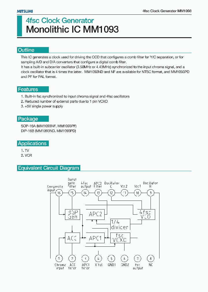 MM1093ND_235297.PDF Datasheet