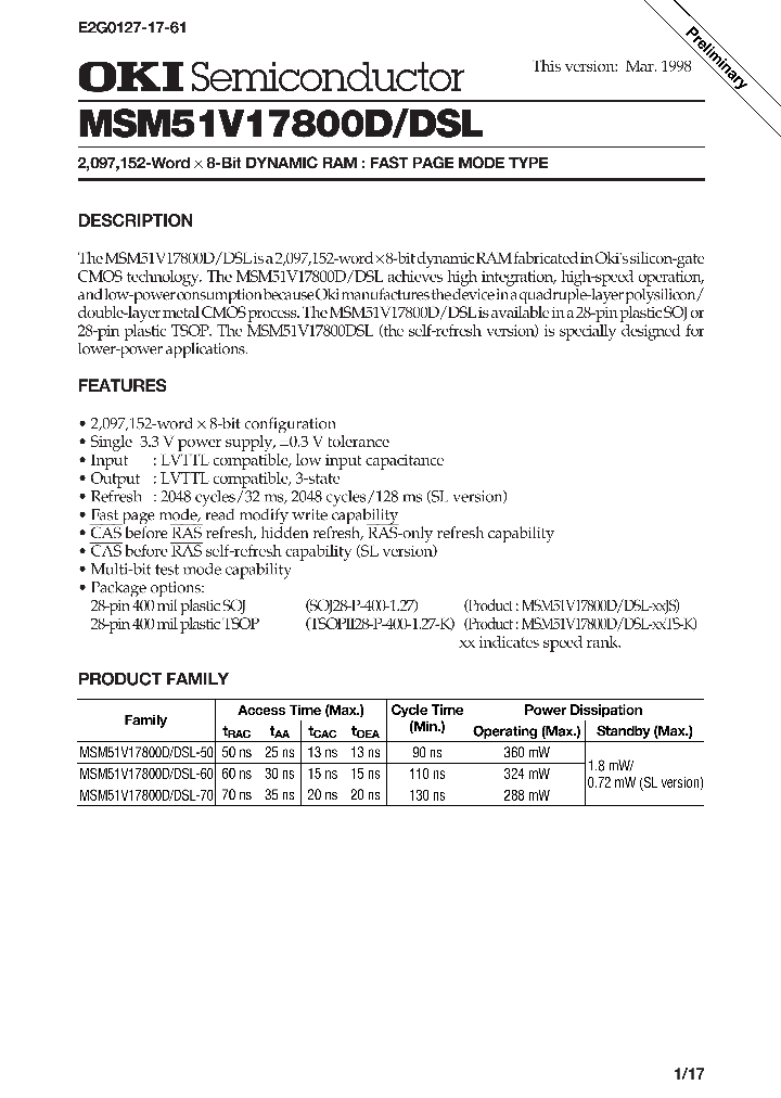 MSM51V17800D_225814.PDF Datasheet