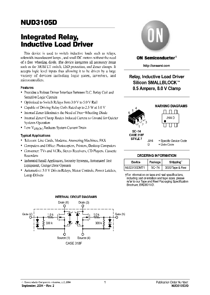 NUD3105D_270631.PDF Datasheet