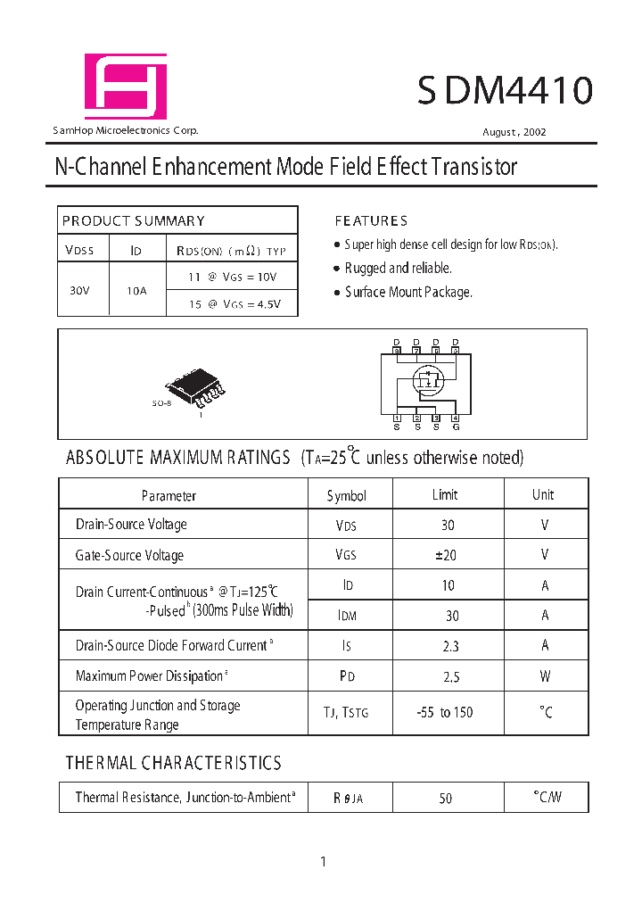 SDM4410_238241.PDF Datasheet