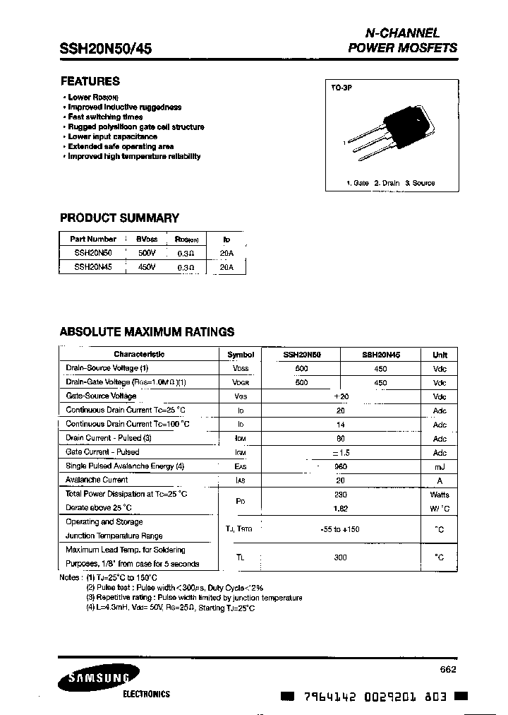 SSH20N45_239113.PDF Datasheet