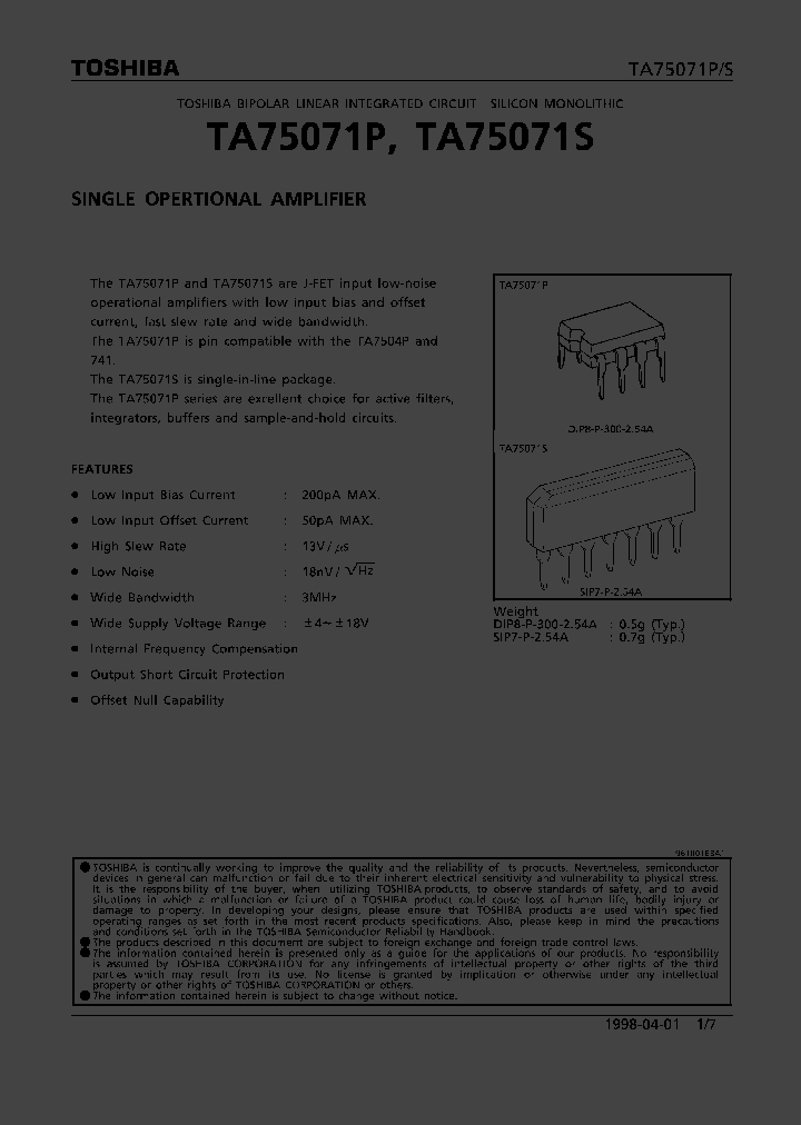 TA75071P_253721.PDF Datasheet