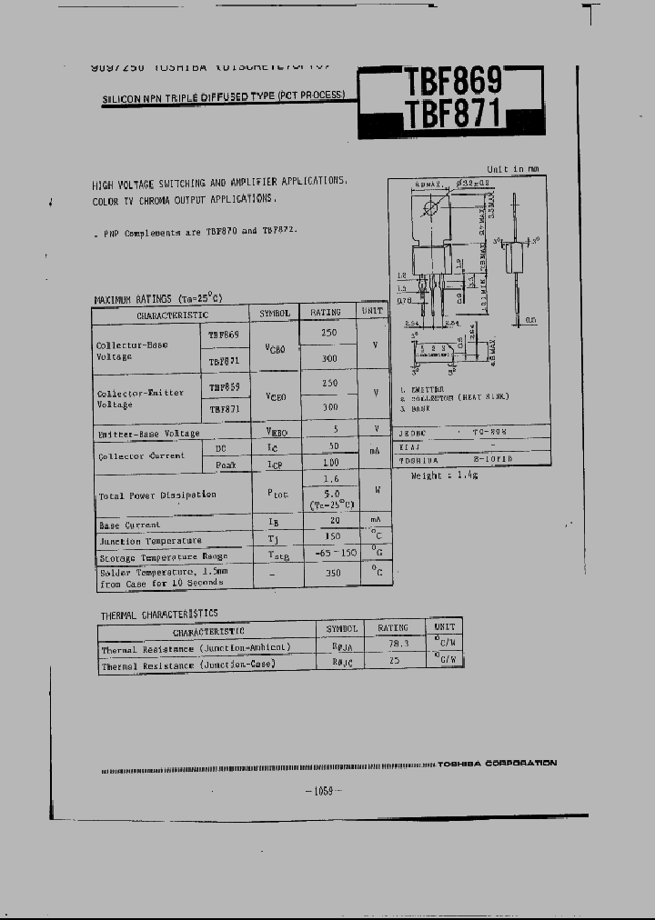 TBF869_258736.PDF Datasheet