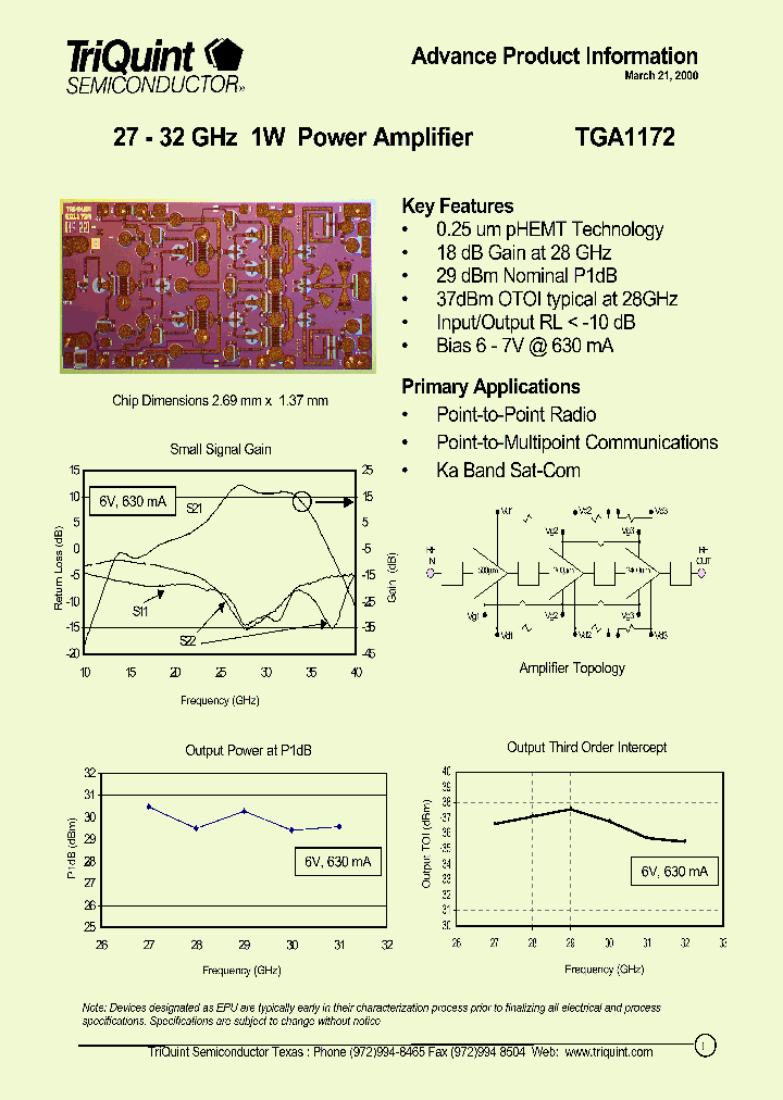 TGA1172_240113.PDF Datasheet