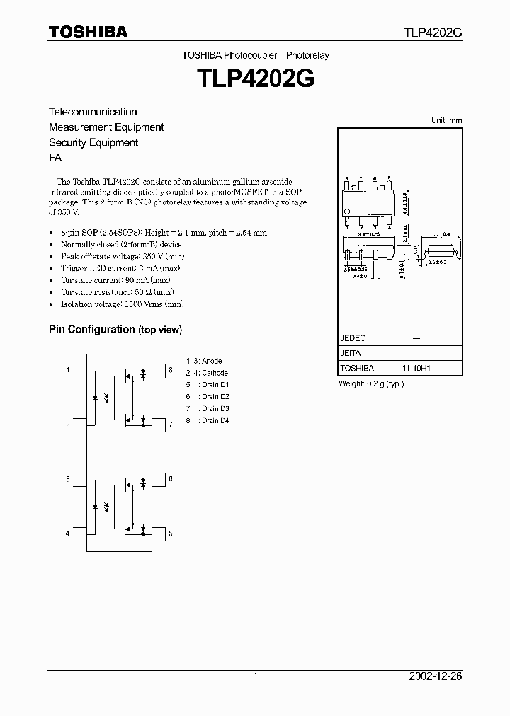 TLP4202G_215987.PDF Datasheet