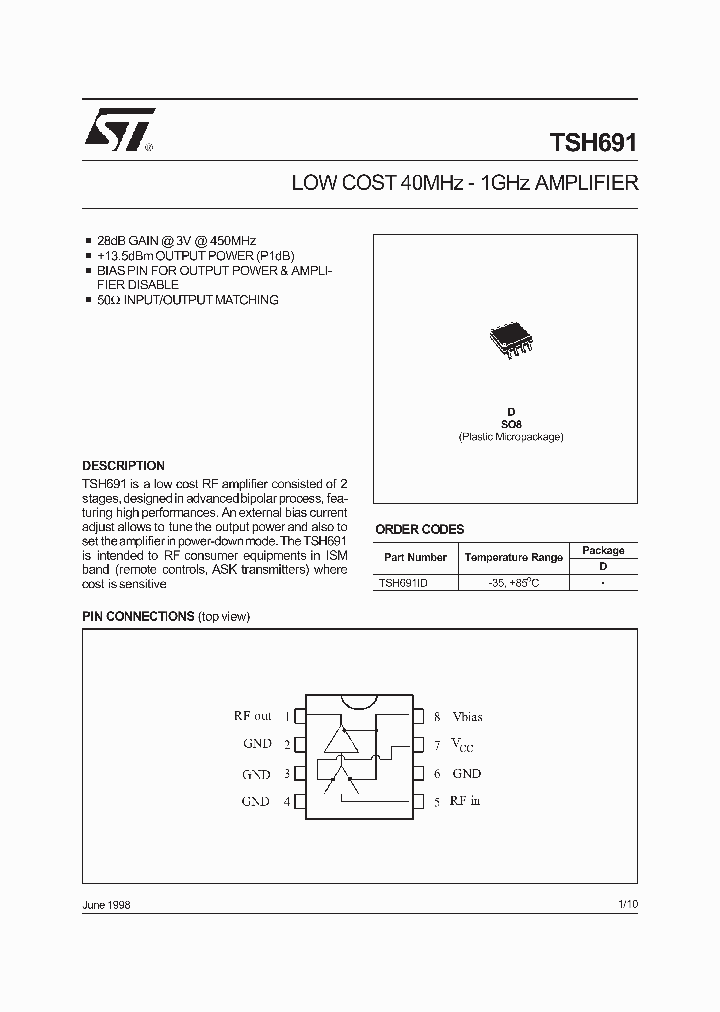TSH691_237664.PDF Datasheet