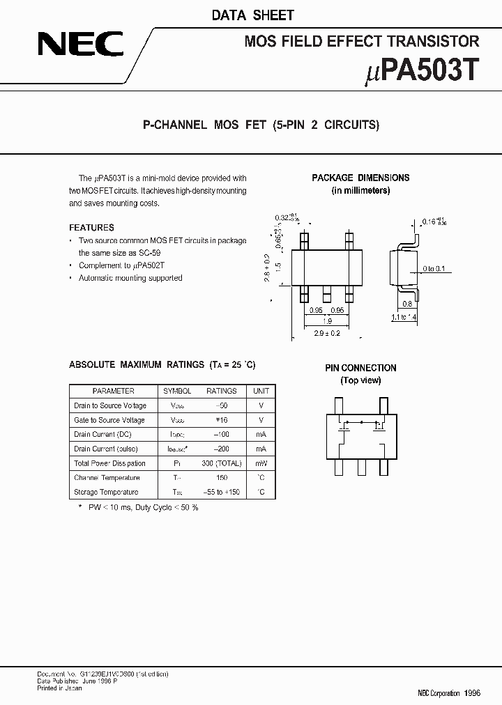 UPA503T_218948.PDF Datasheet