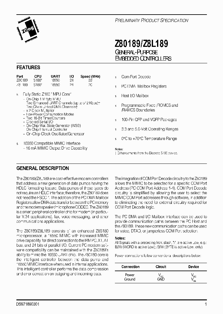 Z8018933ASC_241084.PDF Datasheet