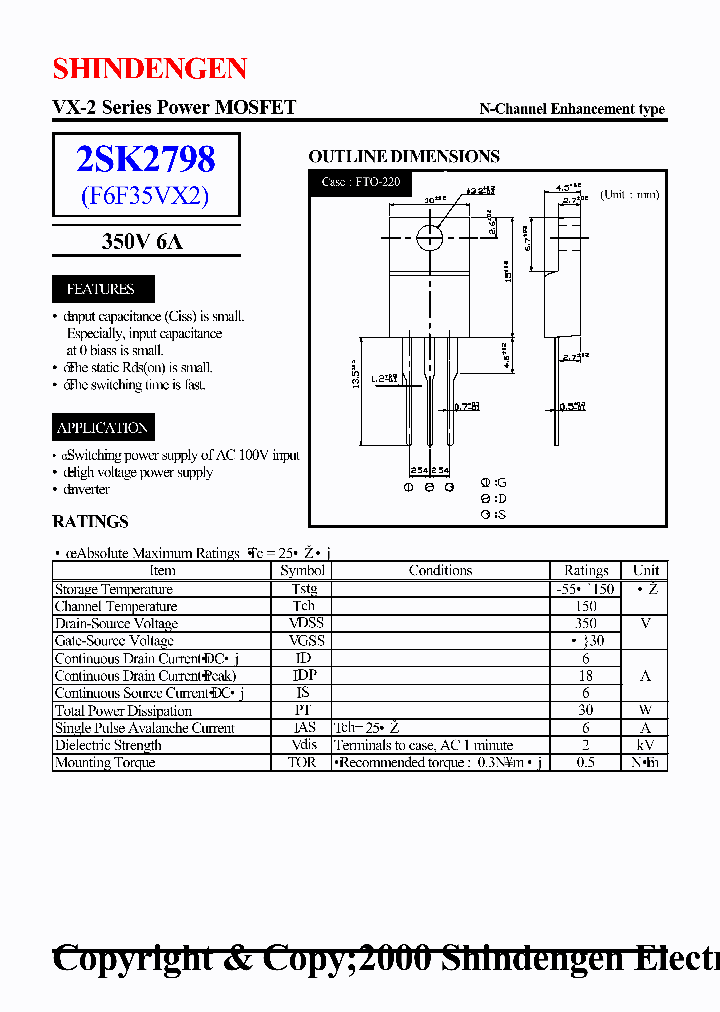 2SK2798_232160.PDF Datasheet