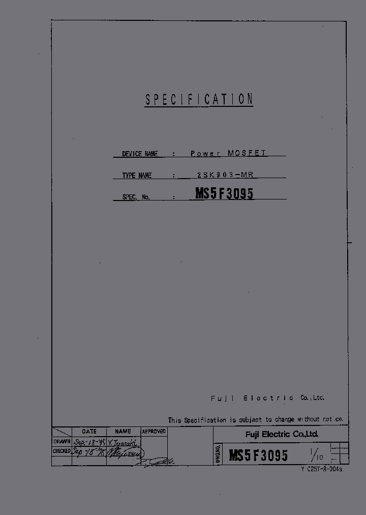 2SK903_262220.PDF Datasheet