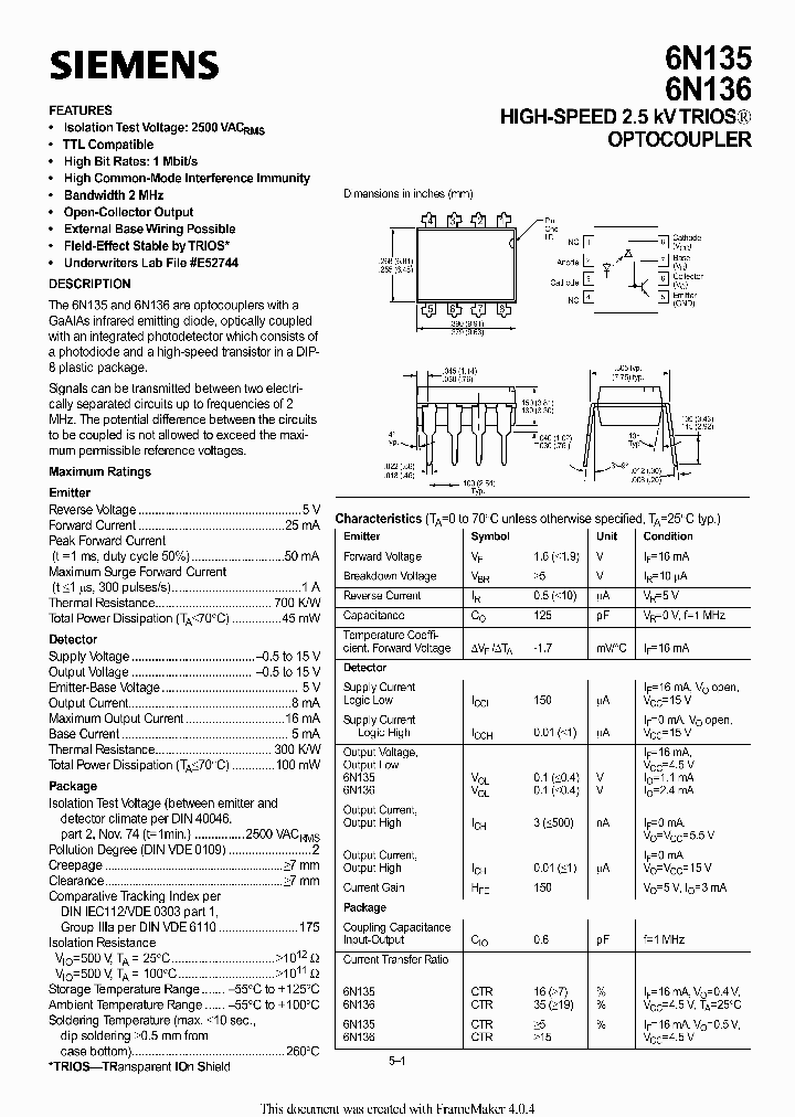 6N136_262904.PDF Datasheet