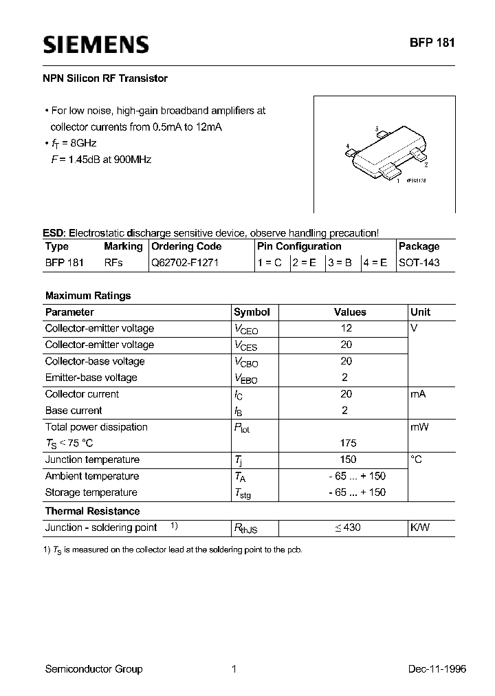 BFP181_214043.PDF Datasheet