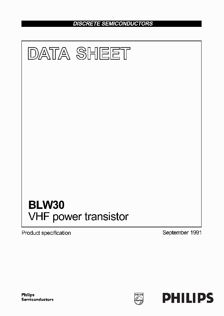 BLW30_300048.PDF Datasheet