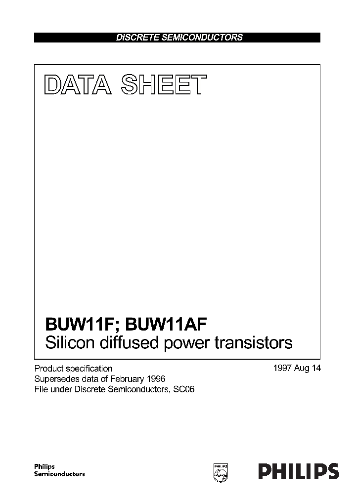 BUW11AF_212681.PDF Datasheet