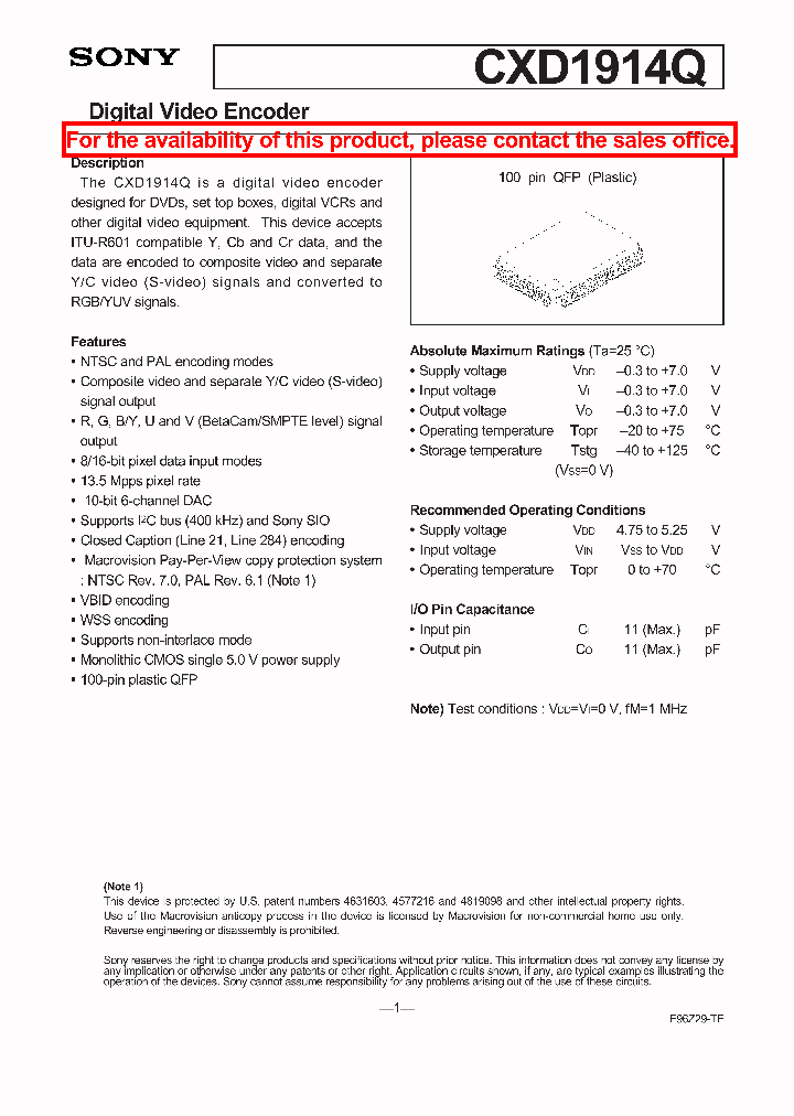 CXD1914Q_214860.PDF Datasheet