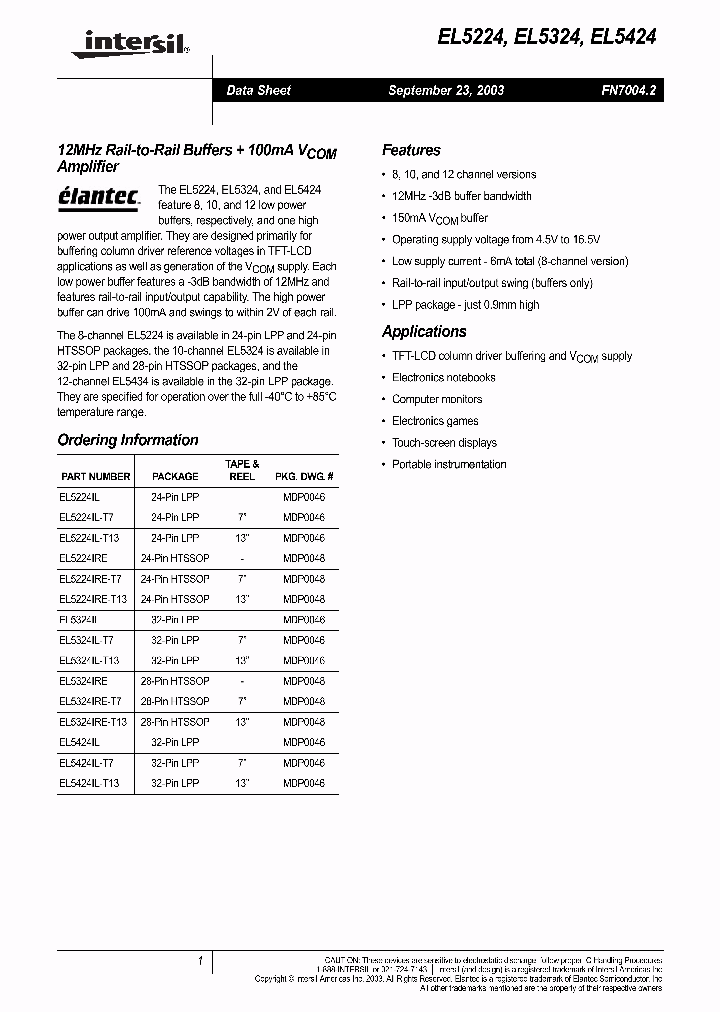 EL5224IL_236761.PDF Datasheet
