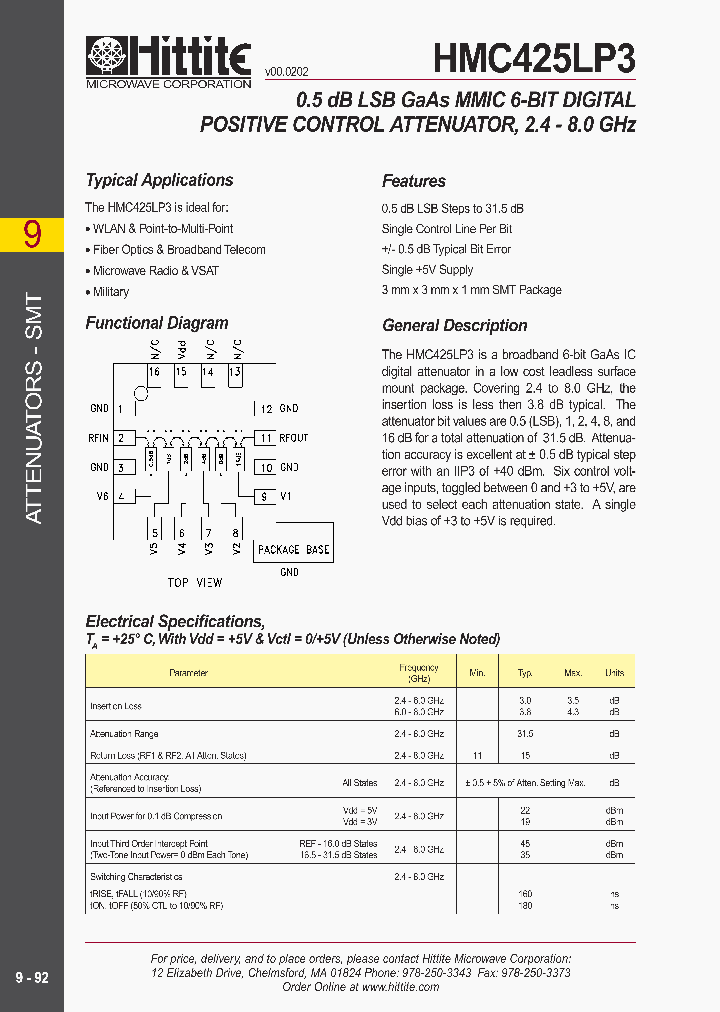 HMC425LP3_299697.PDF Datasheet