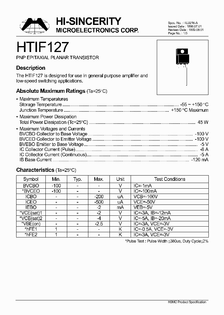 HTIF127_258539.PDF Datasheet