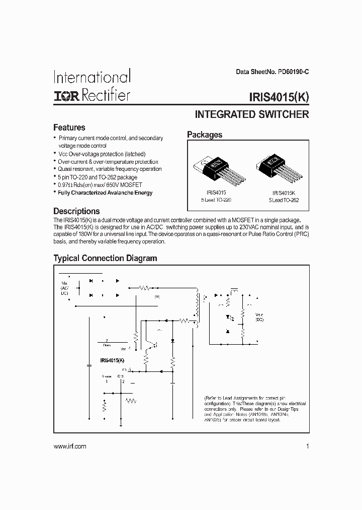 IRIS4015_238028.PDF Datasheet