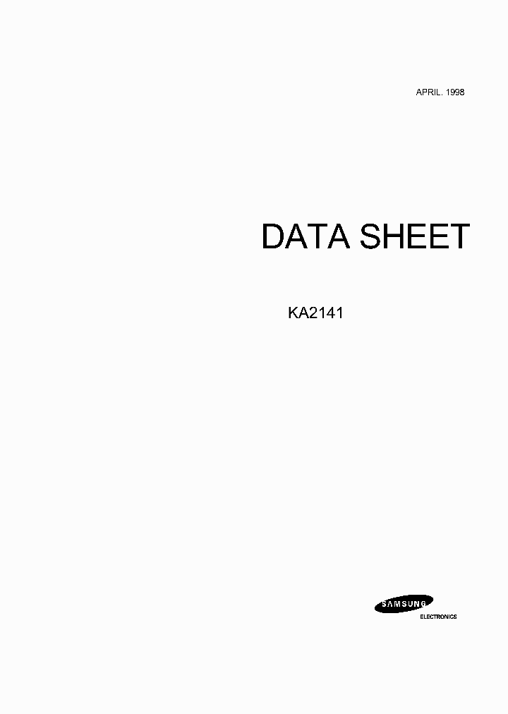 KA2141_199342.PDF Datasheet