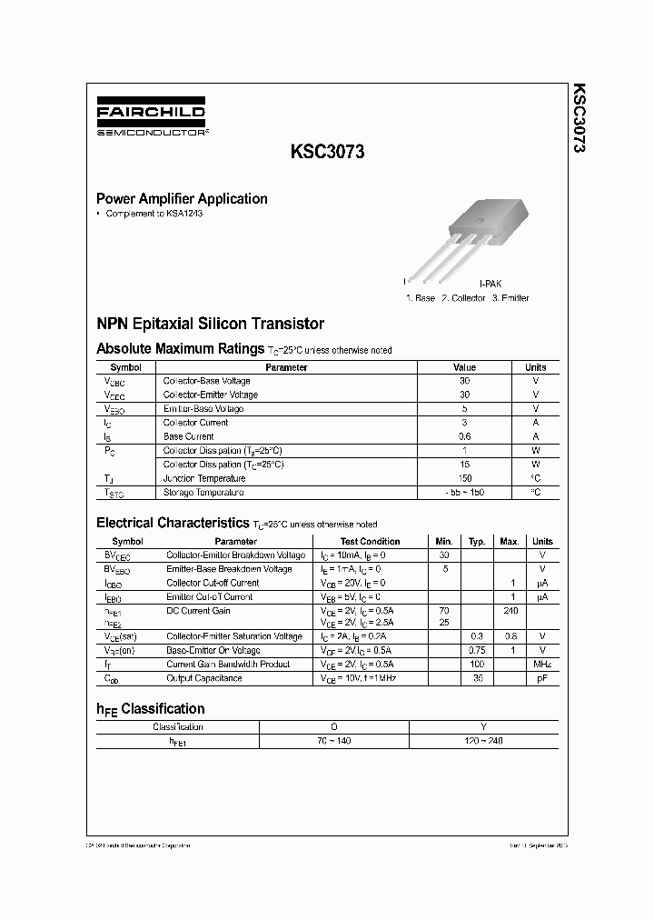 KSC3073_218141.PDF Datasheet