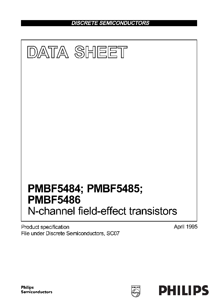 PMBF5484_217370.PDF Datasheet