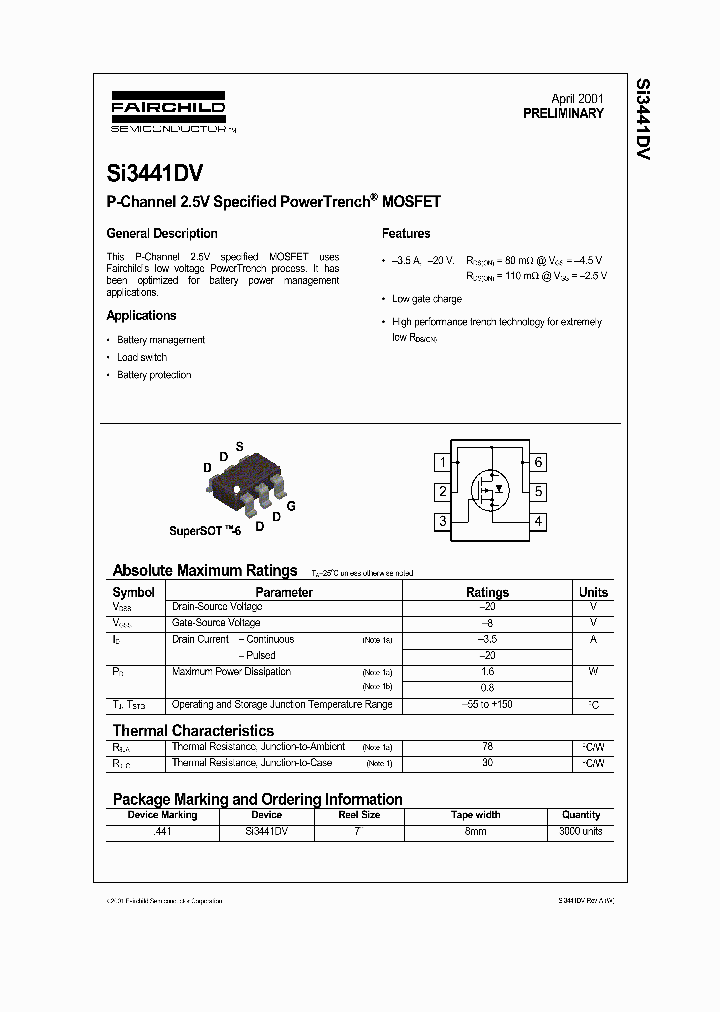 SI3441_212105.PDF Datasheet