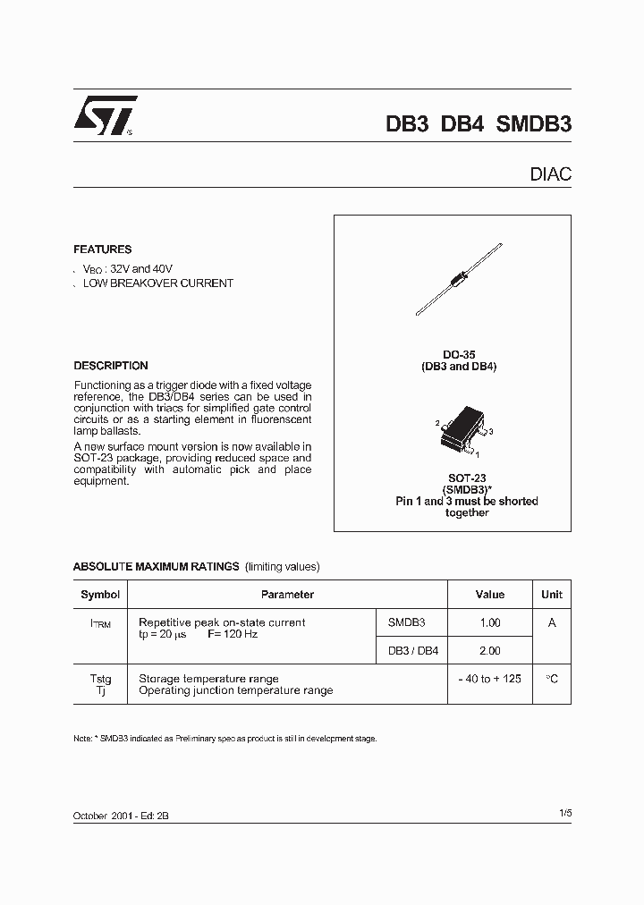 SMDB3_230821.PDF Datasheet