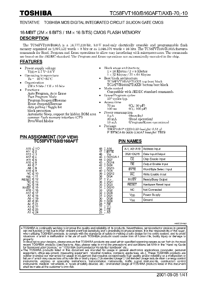 TC58FVB160AFT-70_234618.PDF Datasheet